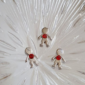 𝅺July Birthstone Little Boy Floating Charm